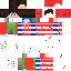 Texture for Mitt skin i min version på julafton