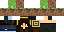 Texture for Awesome girl holding a grass block
