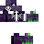 Texture for Pixel gun 3d Skeleton mage