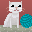 Texture for White Kitty Pattern