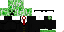 Texture for cool creeper in tux going to prom 