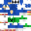 Texture for Sonic Com Roupa De Creeper (IGOR GAMER)