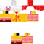 Texture for mcdonals clown