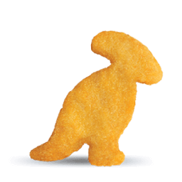 Texture for dino nugget