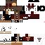 Texture for Hella Cute Red Plaid  Aubrun Hair girl with Bunny Ears and Emerald green Eyes