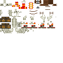 Texture for fire skeleton horse