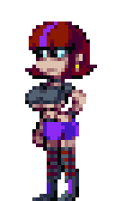 Texture for Goth Emo Egirl Pixel Art