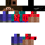 Texture for steve com roupa vermelha