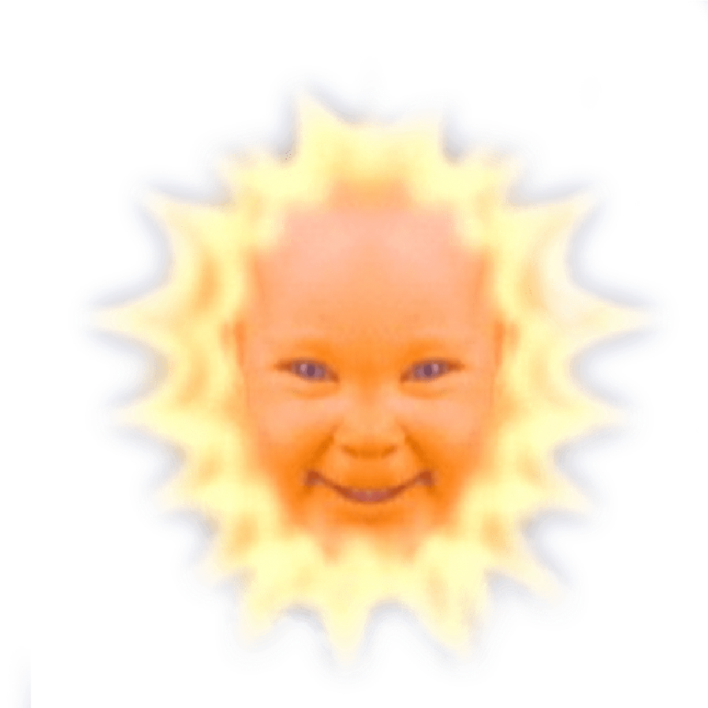 Texture for teletubbies sun