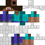 Texture for Steve with iron armor and a sword