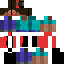 Texture for Black and red steve
