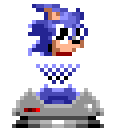 Texture for Sonic The Hedgehog Sprite Extra Lives Hologram Pixel Art