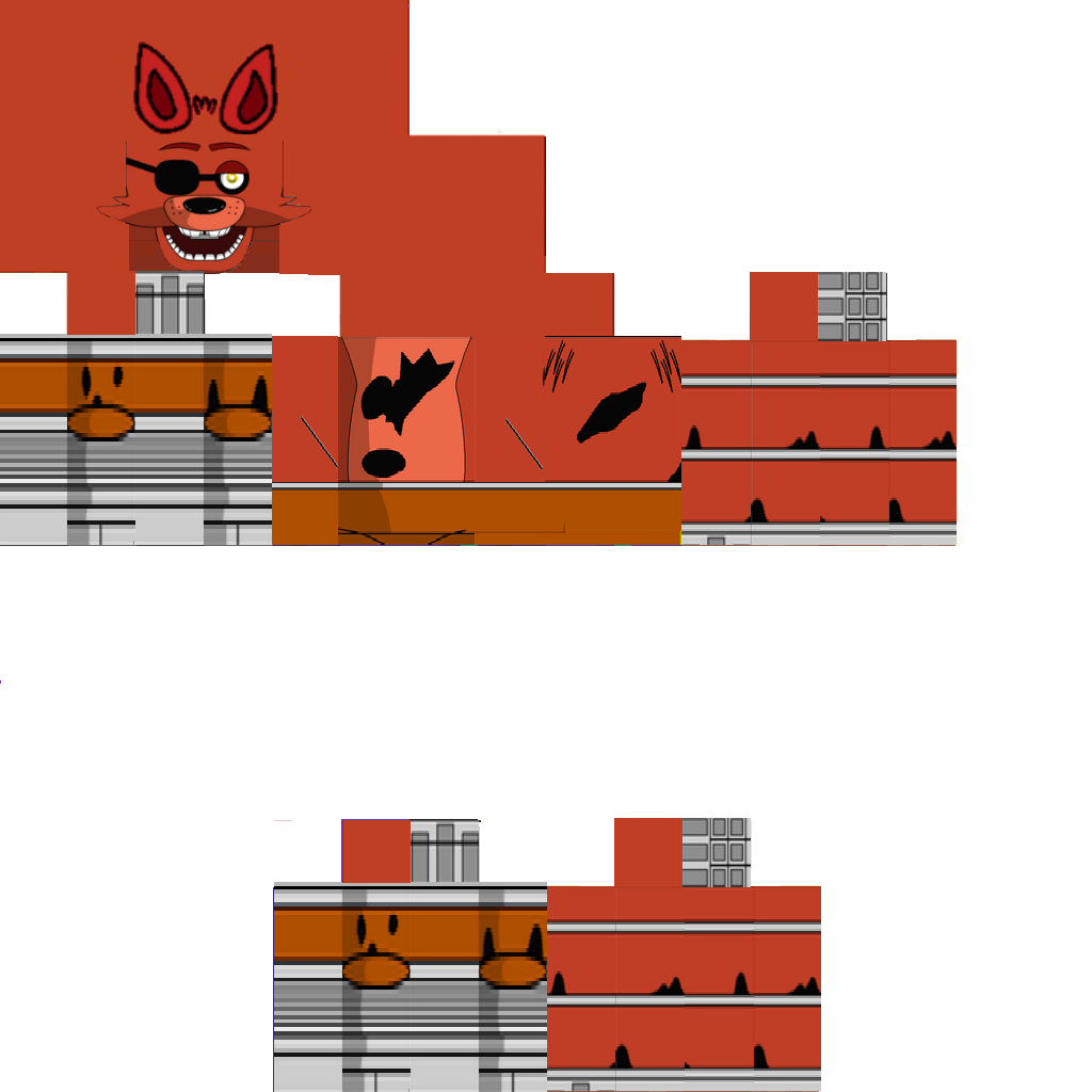 Texture for HD skin foxy (by li6r0) [fnaf]