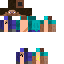 Texture for He looks like a normal Steve from the bake bit at the front hes peeing on him self