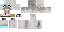 Texture for wolf girl blue