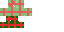 Texture for Holiday/Christmas Red and Green Wrapped Present With Bow