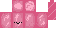 Texture for kawaii cute pink squid