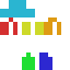 Texture for multi color