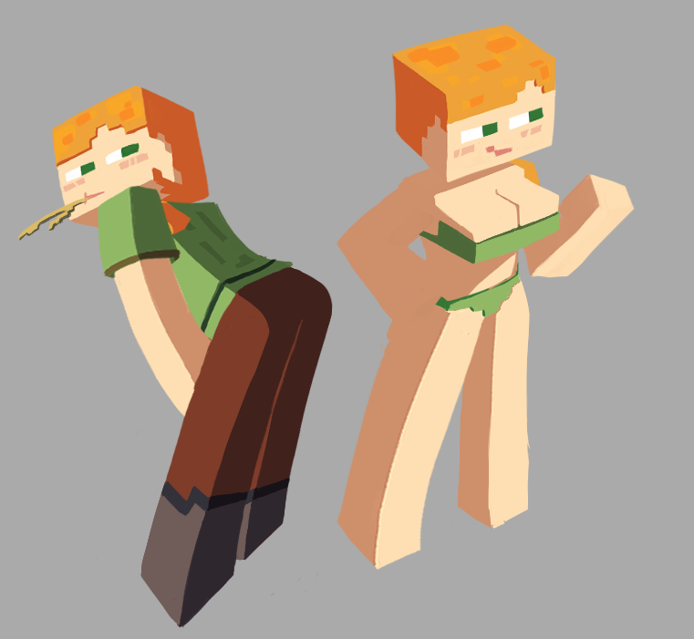 Texture for Alex Minecraft Thicc