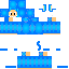 Texture for skin labu biru