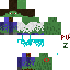 Texture for zombie-steve
