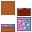 Texture for Cotten Candy cake 1 slice