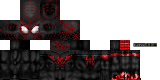 Texture for miles morales sider man