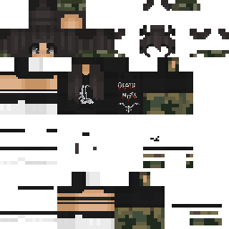 Texture for menina fofa skin minecraft