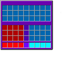 Texture for shulker_box blue red