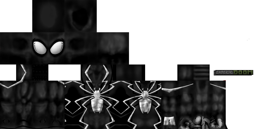 Texture for black spiderman