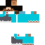 Texture for Cyan Herobrine