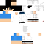 Texture for skin do canal real com shorts azul