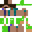 Texture for steve with emerald armor