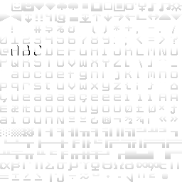 Texture for ascii