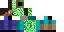 Texture for Creeper in the steve