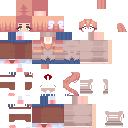 Texture for Monika (Doki Doki Literature Club) Villain, Yandere, Girl, Cute, Video Game, High School, Uniform, Anime