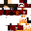 Texture for ninja de feu avec R dans le dos