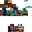 Texture for blooded zombie steve