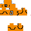 Texture for robot monkey orange