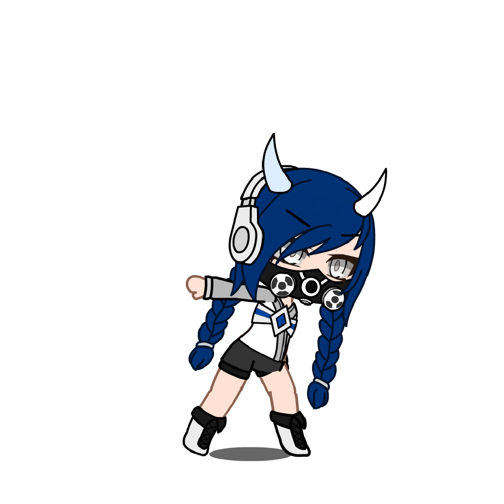 Texture for GC Caustic 3.1 Gas mask girl BassLine