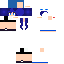 Texture for withe enderman girl withs blue eyes