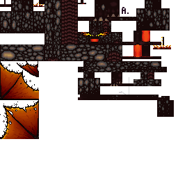 Texture for Fire and ashes dragon