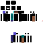 Texture for Black With White Outlines