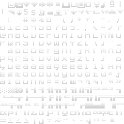 Texture for ascii