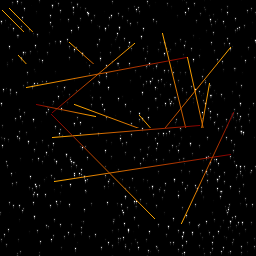 Texture for fire in space
