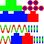 Texture for Hacker1 green red blue overlay