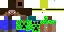 Texture for Steve miner with creeper