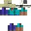 Texture for steve wearing a bandana and gogles