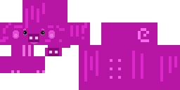Texture for an inverted, demonic bad piggy