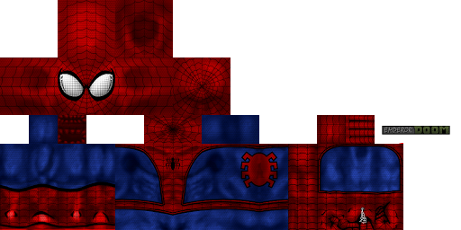 Texture for Spiderman Suit